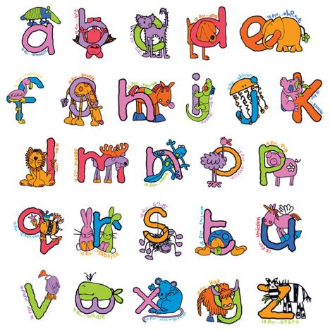 Personalised Bang On The Door Animal Alphabet Lunch Bag Extra Image 1